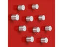 Sigel Magnetplättchen Strong Ø 10 x 10 mm, 10 Stück