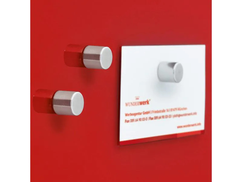 Sigel Magnetplättchen Strong Ø 10 x 10 mm, 5 Stück