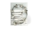 Trendform Fotoleine mit Magneten CLIPS Silber, 1 Stück