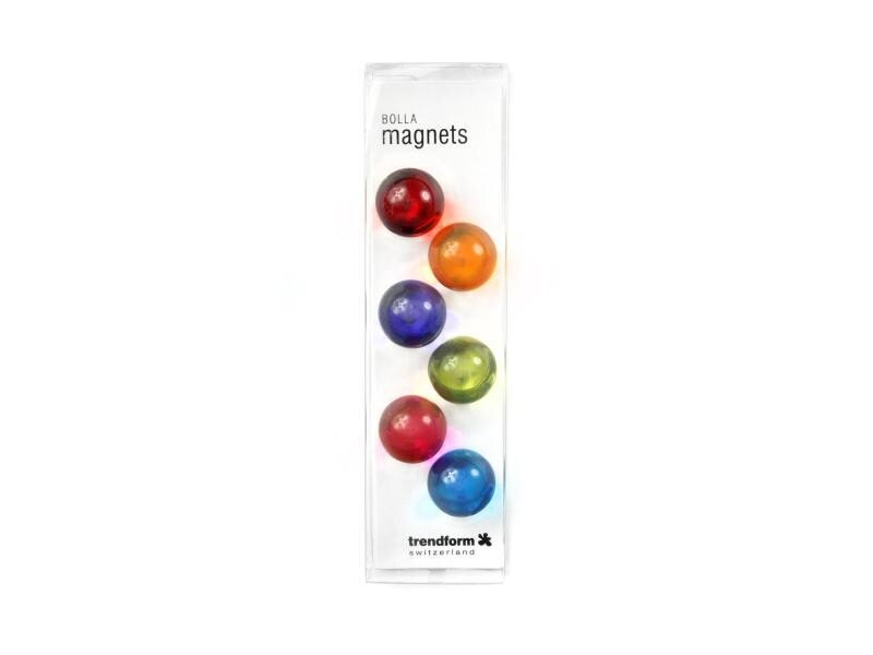 Trendform Haftmagnet BOLLA  Mehrfarbig, 6 Stück