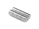 supermagnete Haftmagnet 10 x 10 mm Silber, 5 Stück