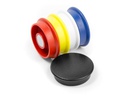 supermagnete Haftmagnet 32,6 x 9 mm rund Weiss