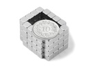 supermagnete Haftmagnet Neodym 10 x 5 mm Würfel Silber