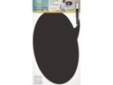 Securit Kreidetafel Silhouette Bubble mit Klett, Schwarz