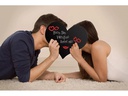 Securit Kreidetafel Silhouette Heart mit Klett, Schwarz
