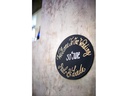 Securit Kreidetafel Silhouette Oval mit Klett, Schwarz