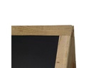 Securit Kreidetafel Ständer Natur Finish Hellbraun/Schwarz