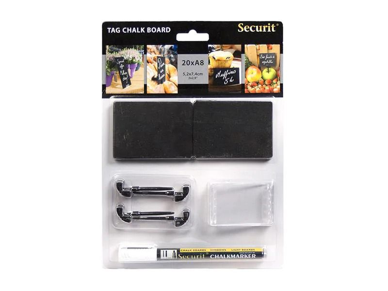 Securit Minikreidetafel A8 Set 29-teilig