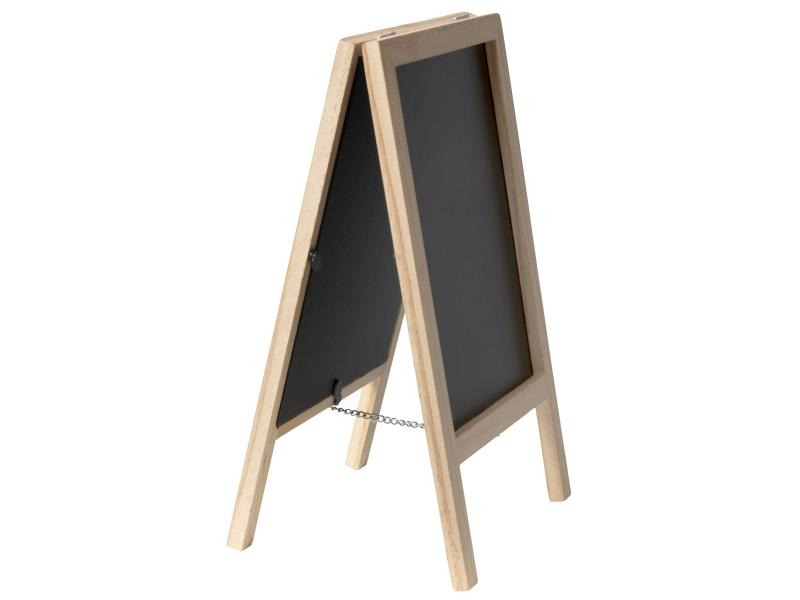 Securit Minikreidetafel Mini 25 x 15.2cm 2 in 1, Hellbraun/Schwarz