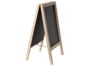 Securit Minikreidetafel Mini 25 x 15.2cm 2 in 1, Hellbraun/Schwarz