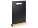 Securit Tischkreidetafel Silhouette Mini Schwarz/Hellbraun