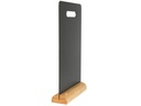 Securit Tischkreidetafel Silhouette Mini Schwarz/Hellbraun