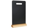 Securit Tischkreidetafel Silhouette Mini Schwarz/Hellbraun