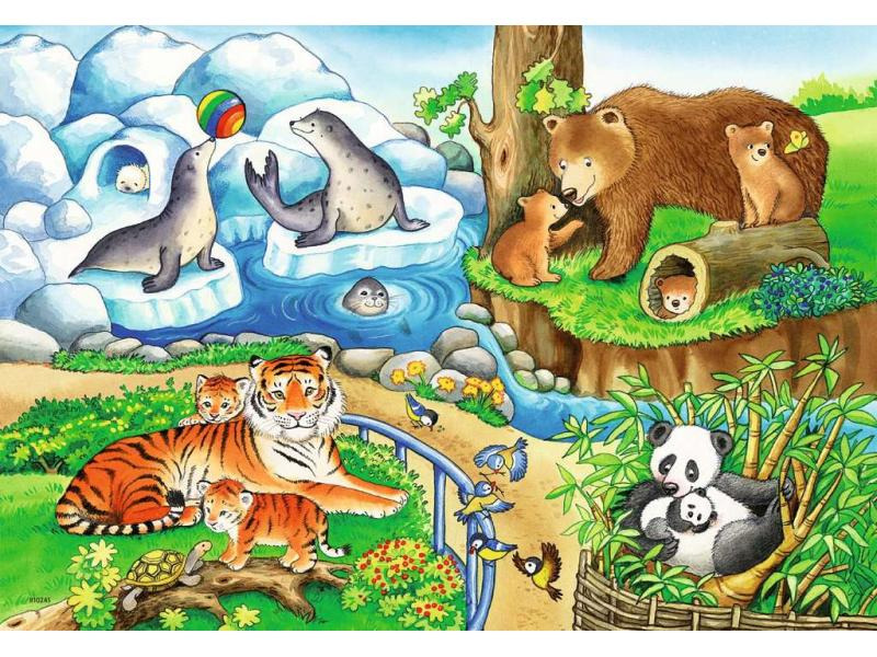 Ravensburger Puzzle Tiere im Zoo