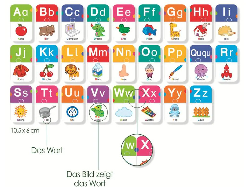 Jumbo Kinderspiel Ich lerne Buchstaben