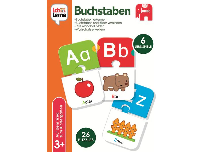 Jumbo Kinderspiel Ich lerne Buchstaben