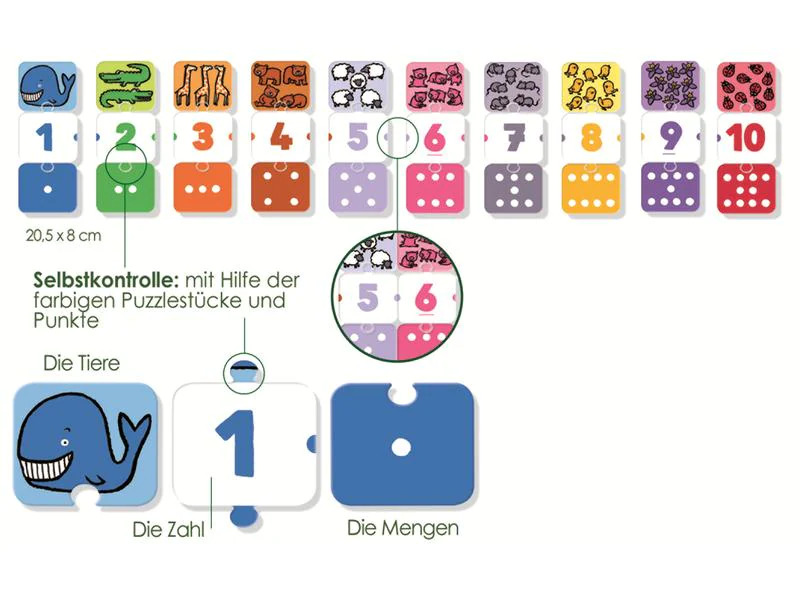 Jumbo Kinderspiel Ich lerne Zahlen