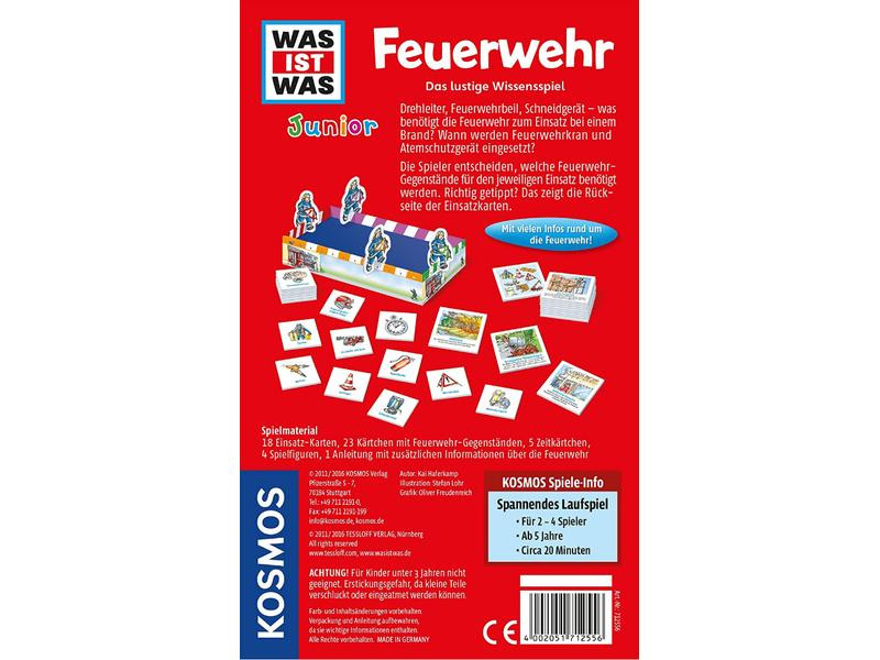 Kosmos Kinderspiel Was ist Was Junior: Feuerwehr