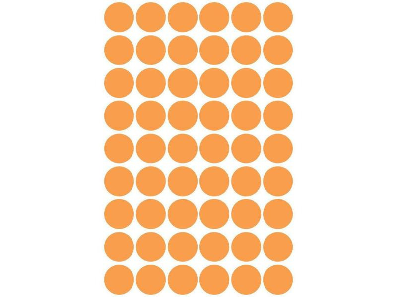 Avery Zweckform Klebepunkte 12 mm Neonorange