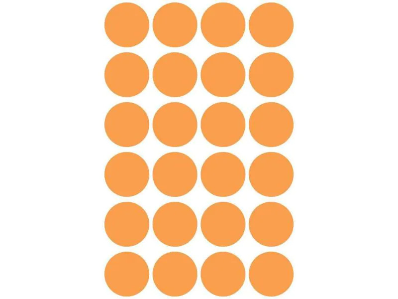 Avery Zweckform Klebepunkte 18 mm Neonorange
