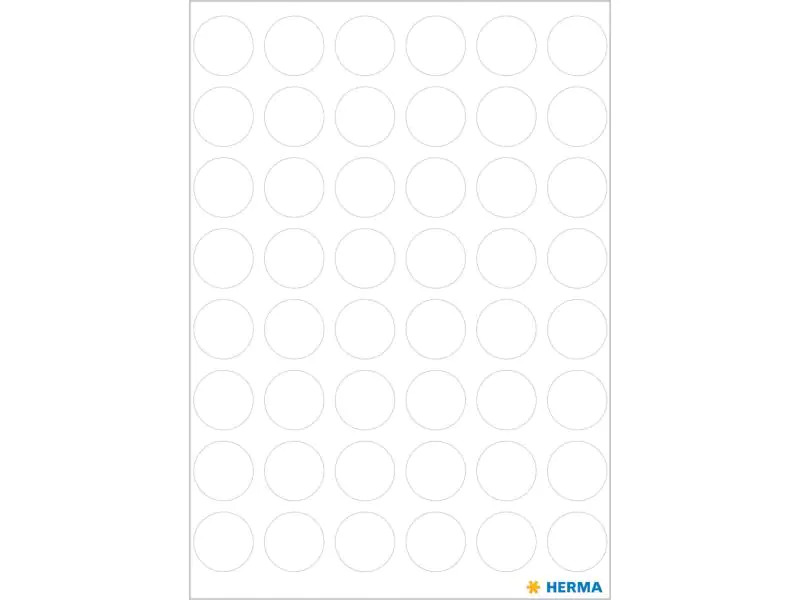 HERMA Klebepunkte Vario Ø 13 mm, Weiss