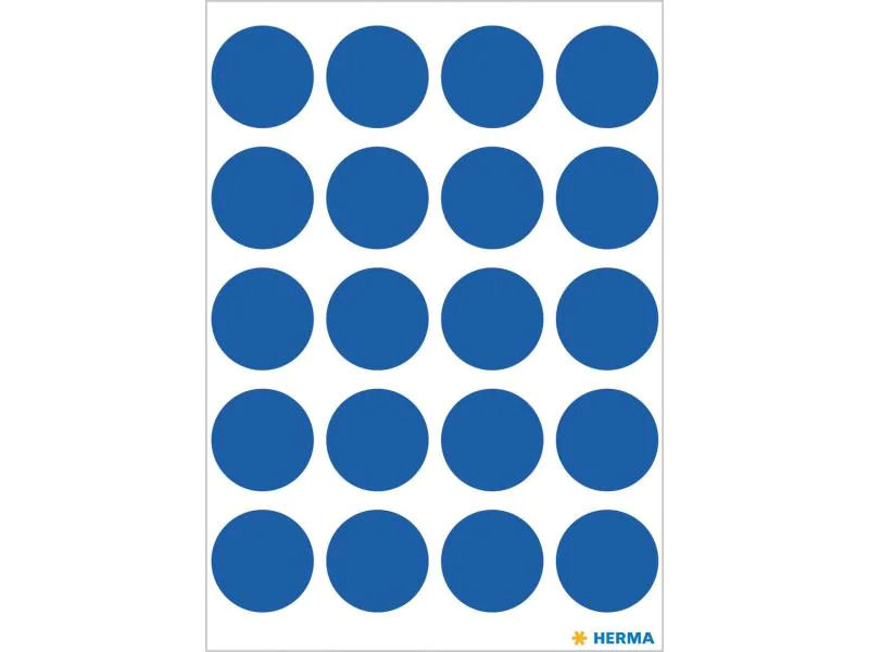 HERMA Klebepunkte Vario Ø 19 mm, Dunkelblau