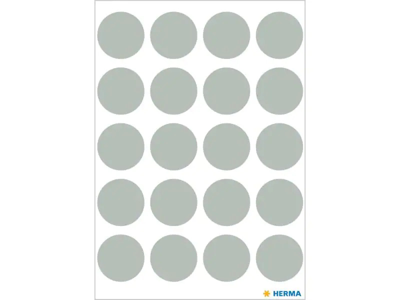 HERMA Klebepunkte Vario Ø 19 mm, Grau