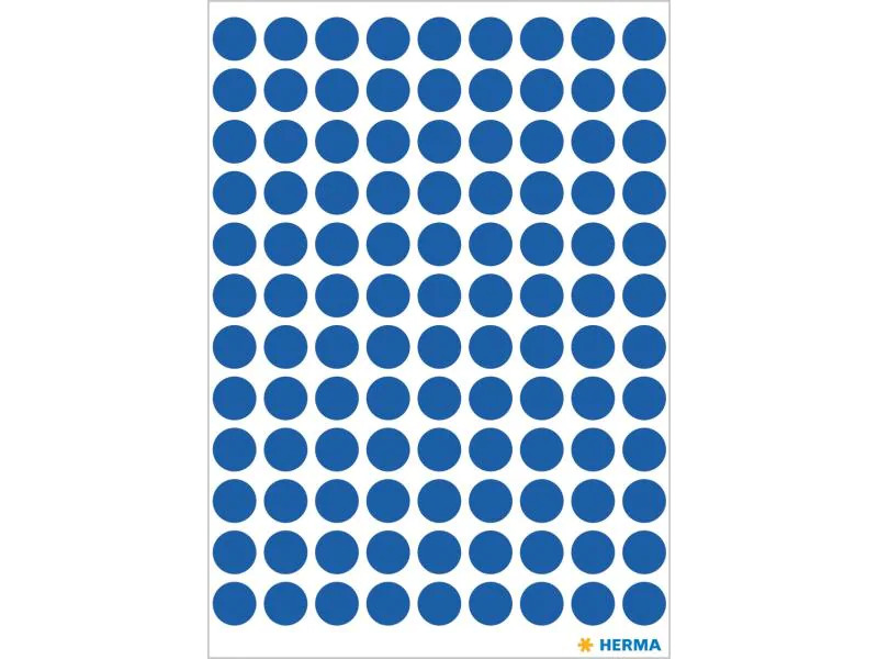 HERMA Klebepunkte Vario Ø 8 mm, Dunkelblau