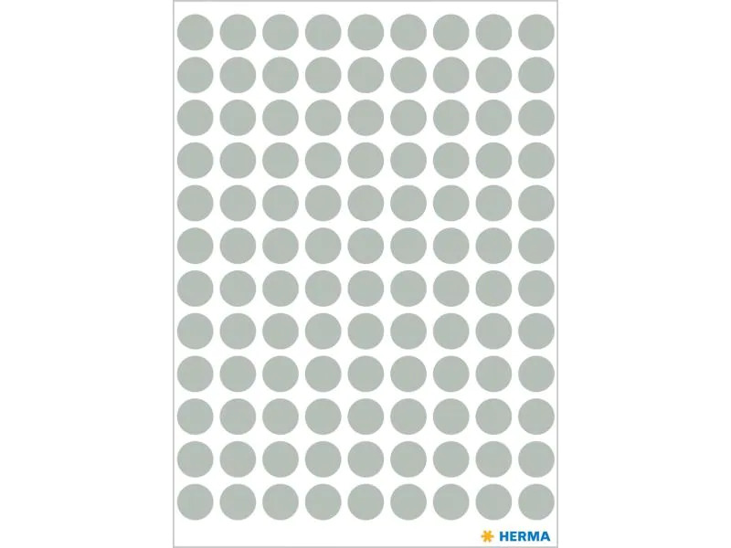 HERMA Klebepunkte Vario Ø 8 mm, Grau