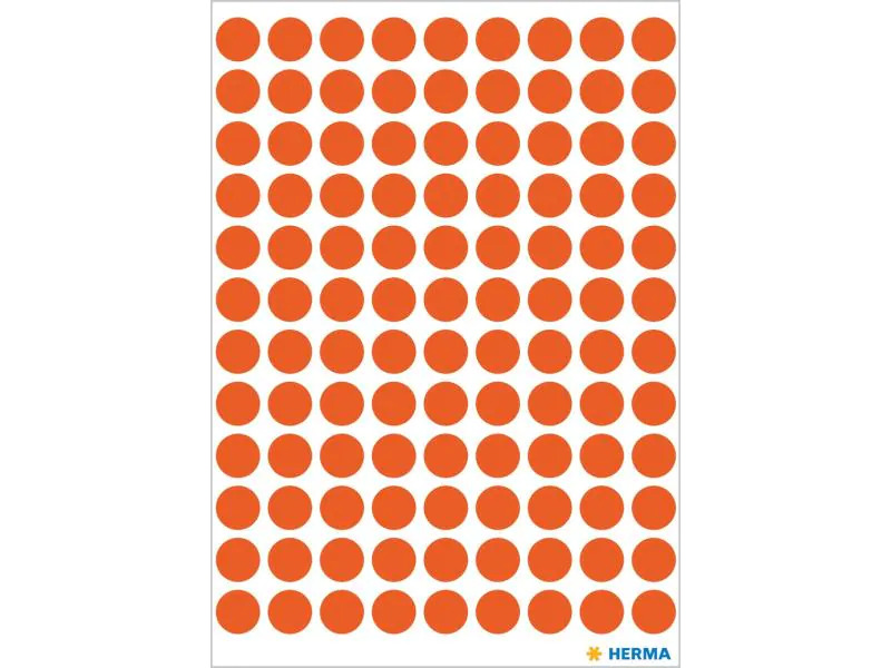 HERMA Klebepunkte Vario Ø 8 mm, Rot
