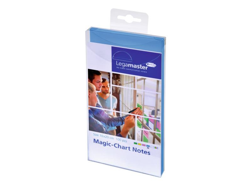 Legamaster Moderationskarten MagicChart Notes 10 x 20 cm, Blau