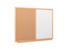Bi-Office Comboboard 120 cm x 90 cm, Braun