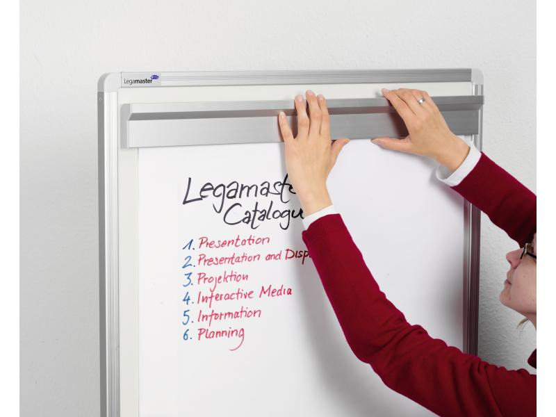 Legamaster Comboboard 76 cm x 120 cm, Weiss/Grau