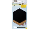 Securit Comboboard Silhouette Hexagon 7Stk. + Kreidetafel, Set