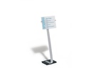 DURABLE Bodenständer Crystal Sign A3