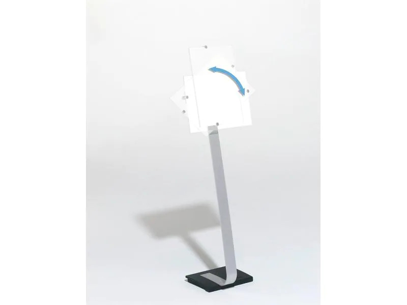 DURABLE Bodenständer Crystal Sign A3