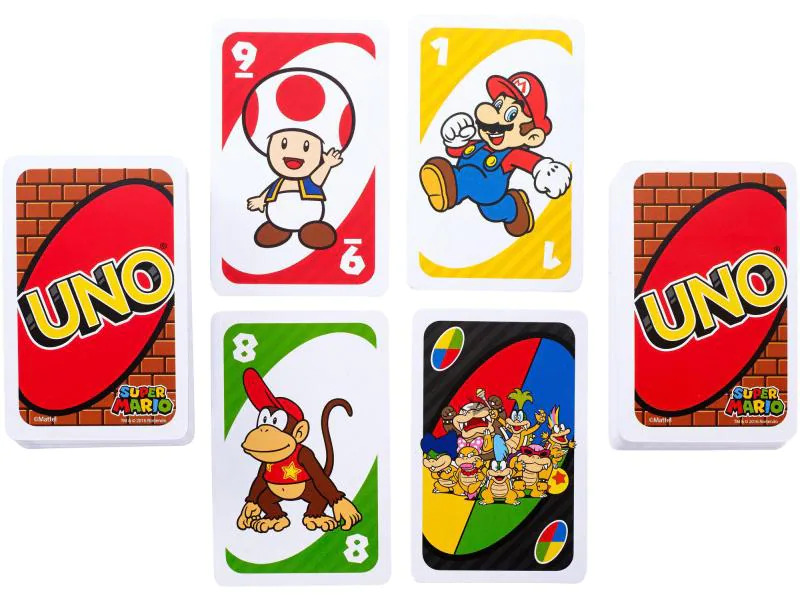 Mattel Spiele Kinderspiel UNO Super Mario
