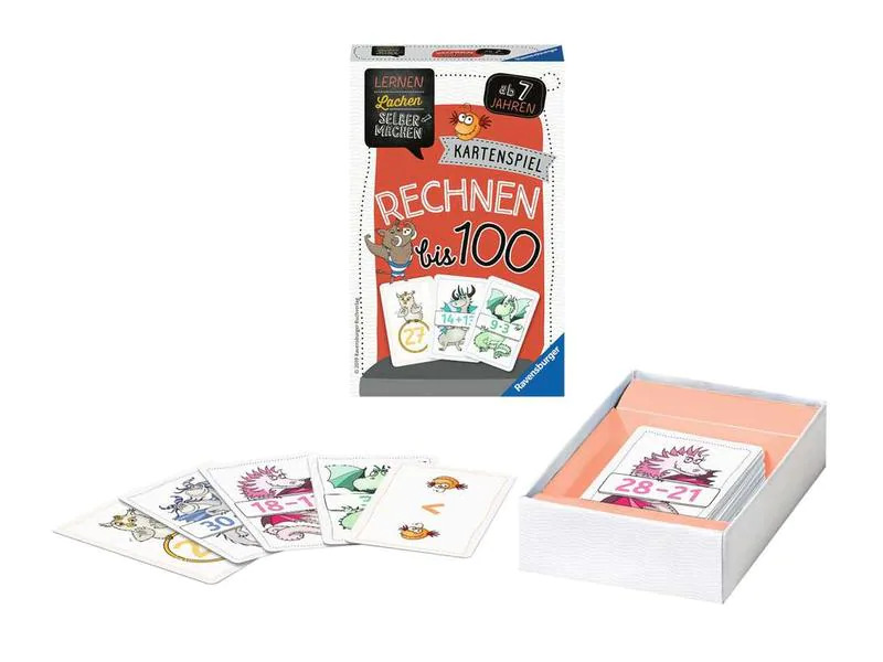 Ravensburger Kinderspiel Lernen Lachen Selbermachen: Rechnen bis 100