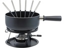 Kadastar Käsefondue-Set Royal 22 Teile, Schwarz