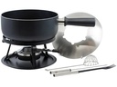 Kadastar Käsefondue-Set Royal 22 Teile, Schwarz