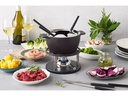Kisag Fleischfondue-Set Twin 10 Teile, Schwarz