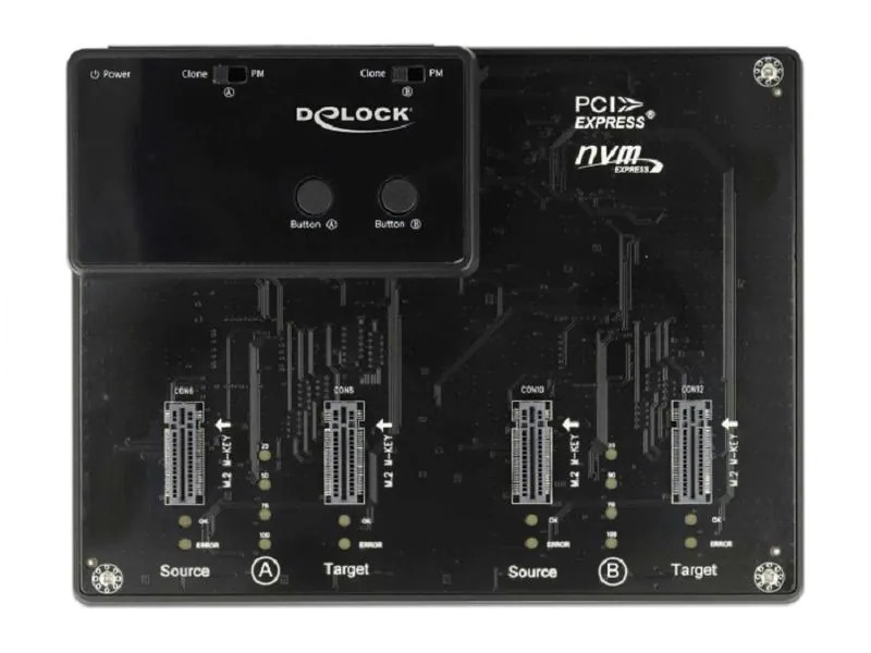 Delock USB-C - 4x M.2 NVMe