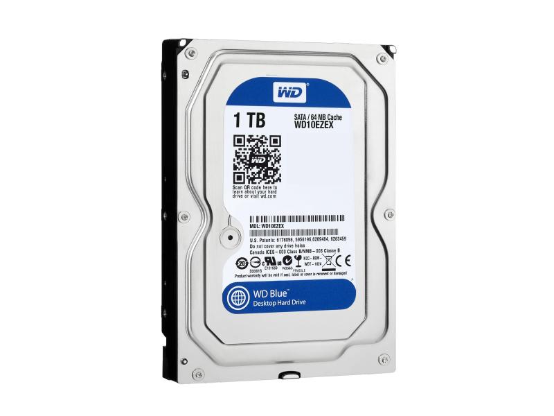 Western Digital Harddisk WD Blue 3.5 SATA 1 TB