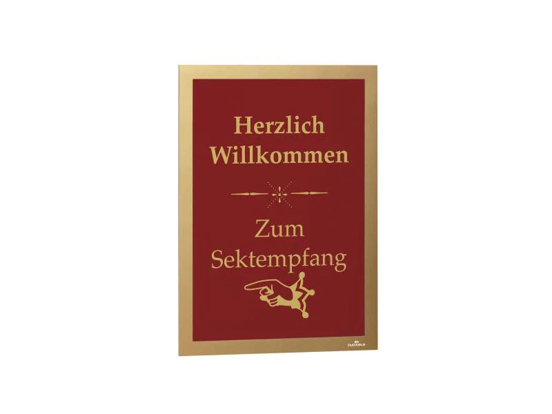 DURABLE Präsentationsrahmen Duraframe A4 2 Stück Gold