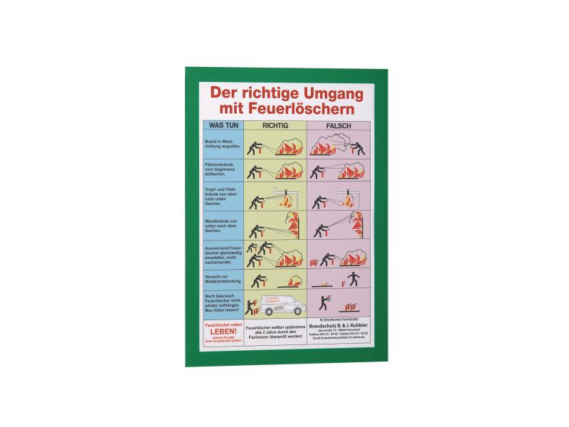 DURABLE Präsentationsrahmen Duraframe A4 2 Stück Grün