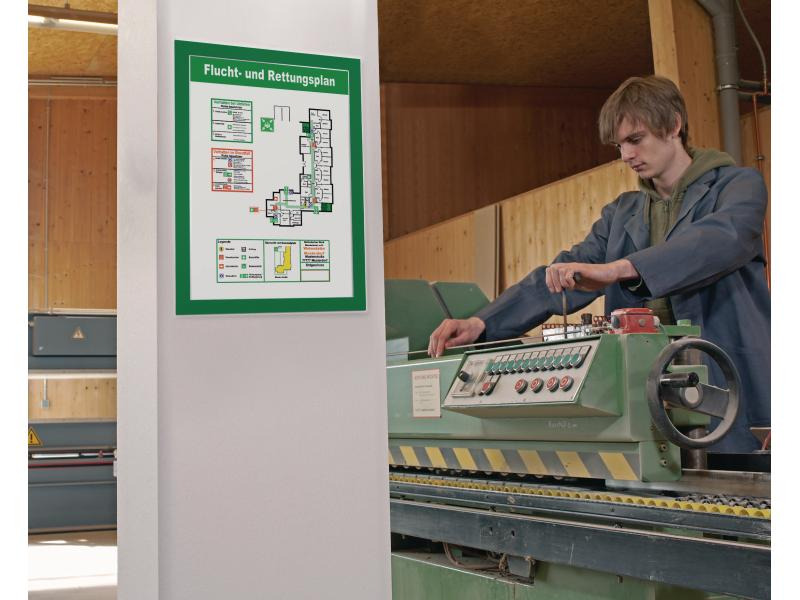 DURABLE Präsentationsrahmen Duraframe A4 2 Stück Grün