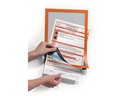 DURABLE Präsentationsrahmen Duraframe A4 2 Stück Orange