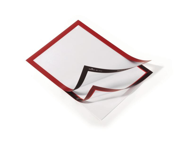 DURABLE Präsentationsrahmen Duraframe A4 2 Stück Rot