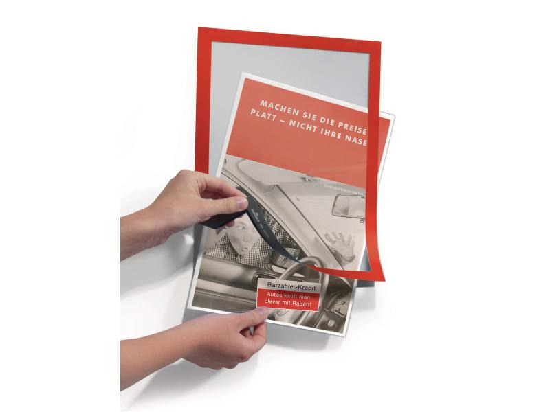 DURABLE Präsentationsrahmen Duraframe A4 2 Stück Rot