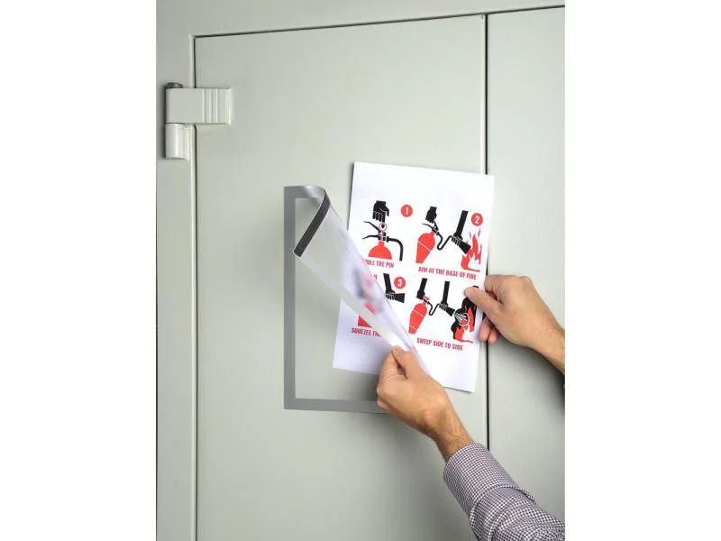 Exacompta Präsentationsrahmen A4, Silber